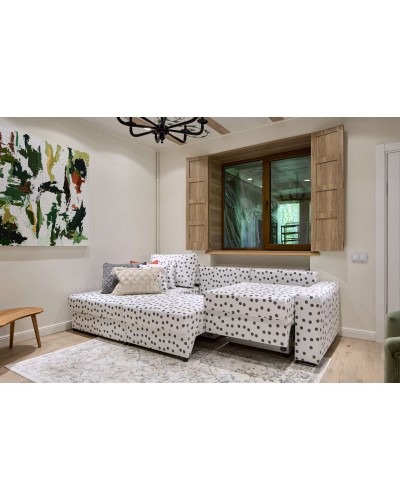 Диван-кровать угловой "Неаполь 2" Вариант 5 Левый, МебельГрад