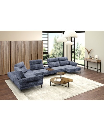 Модуль кресло с подлокотником "Портленд" Вариант 4 левый, МебельГрад