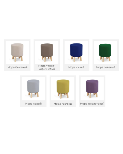 Банкетка №16 Вариант 1 Мора бежевый, МебельГрад