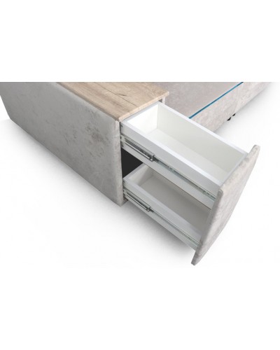 Диван-кровать "Бостон 2400" с функциональными подлокотниками Вариант 2, МебельГрад