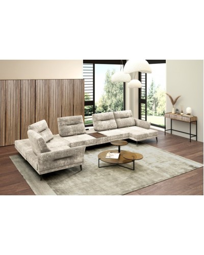 Модуль кресло с подлокотником "Портленд" Вариант 3 левый, МебельГрад