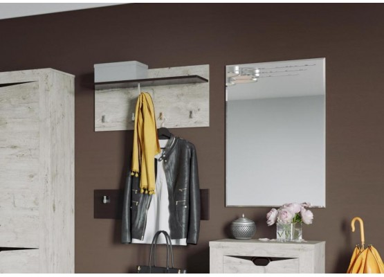 Прихожая "Соренто" композиция #4 Дуб бонифаций, МебельГрад