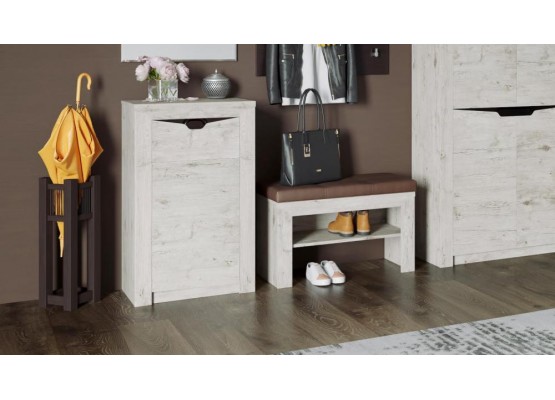 Прихожая "Соренто" композиция #4 Дуб бонифаций, МебельГрад