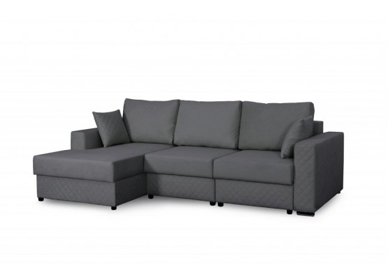 Диван-кровать угловой "Неаполь 2" Вариант 2 Левый, МебельГрад
