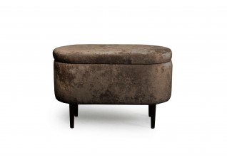 Банкетка "Олаф" с нишей Вариант 2 Тиффани коричневый