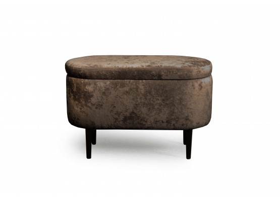 Банкетка "Олаф" с нишей Вариант 2 Тиффани коричневый, МебельГрад