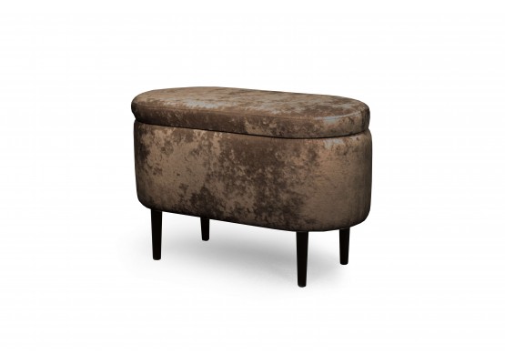 Банкетка "Олаф" с нишей Вариант 2 Тиффани коричневый, МебельГрад