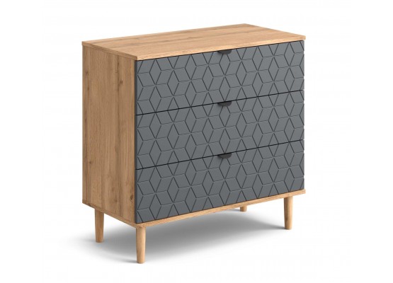 Комод 3 ящ "Денвер" спальня, МебельГрад