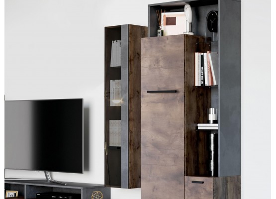 Модульная гостиная "Глазго" композиция #1, МебельГрад