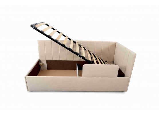 Кровать "Хеппи" Вариант 2 Мора серый, МебельГрад