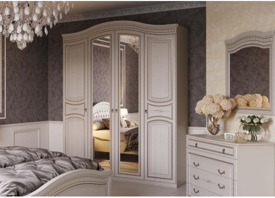 Шкаф 4х дверный "Николь", МебельГрад