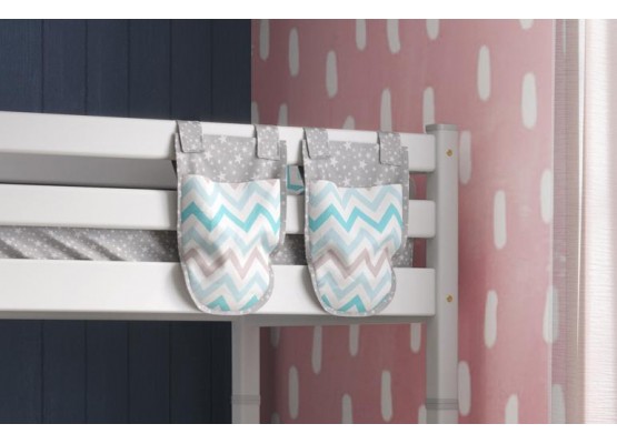 Карман Зигзаг небесный / Звездопад на сером, МебельГрад