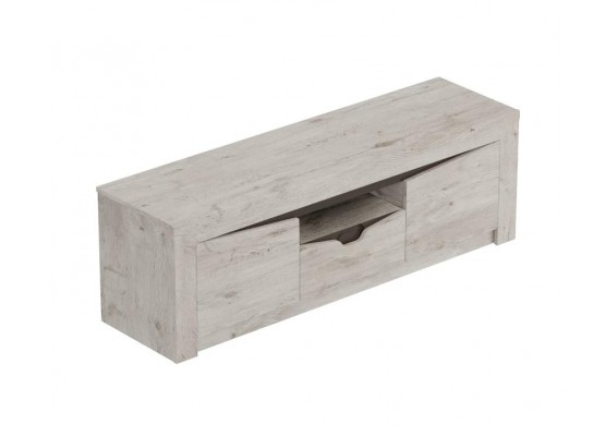 Тумба под ТВ с дверцами "Соренто" гостиная Дуб бонифаций, МебельГрад