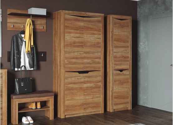 Шкаф двухдверный "Соренто" прихожая Дуб стирлинг, МебельГрад