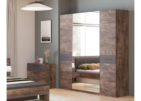 Шкаф четырехдверный "Глазго" спальня, МебельГрад