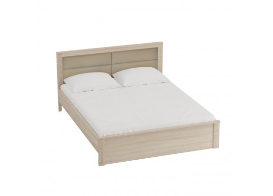 Кровать 1600 "Элана" спальня Дуб сонома, МебельГрад