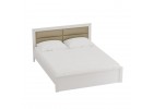 Кровать 1800 "Элана" спальня Бодега белая, МебельГрад