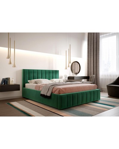 Кровать "Вена" 1600 СТАНДАРТ Вариант 1 Мора зеленый - 1