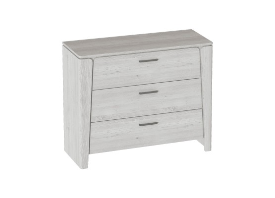 Комод с 3-мя ящиками "Мальта" спальня Дуб винтерберг, МебельГрад