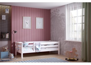 Вариант 3 Кровать "Соня" с защитой по периметру Белый