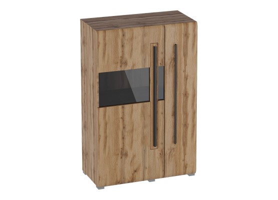 Шкаф-витрина двухдверный "Ницца" гостиная, МебельГрад