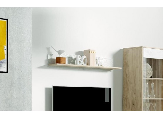 Полка навесная "Калгари" гостиная, МебельГрад