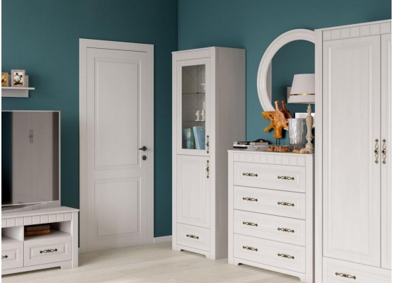 Шкаф-витрина "Прованс" гостиная, МебельГрад