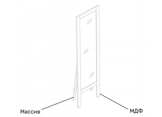 Зеркало напольное "Калгари" спальня, МебельГрад