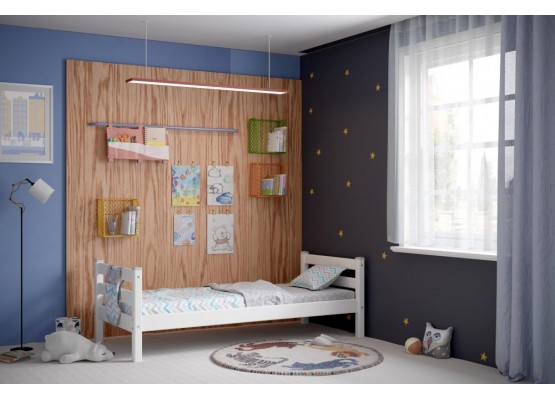 Вариант 1 Кровать "Соня" Белый, МебельГрад