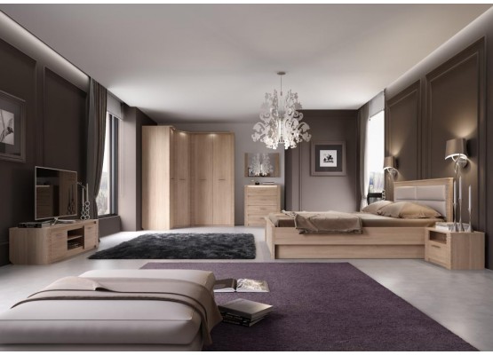 Комод 1395 "Элана" спальня Дуб сонома, МебельГрад