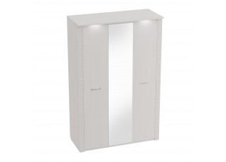 Шкаф трехдверный "Элана" спальня Бодега белая