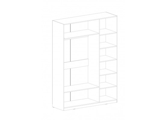 Шкаф 3 дв "Глазго" спальня, МебельГрад