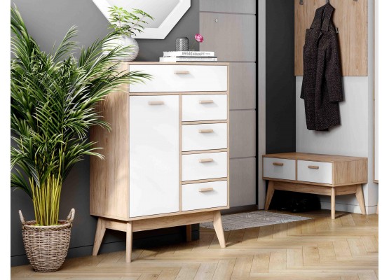 Комод высокий "Калгари" прихожая, МебельГрад