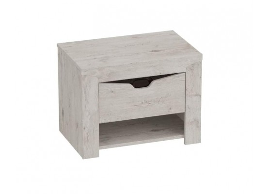 Тумба прикроватная с ящиком "Соренто" спальня Дуб бонифаций, МебельГрад