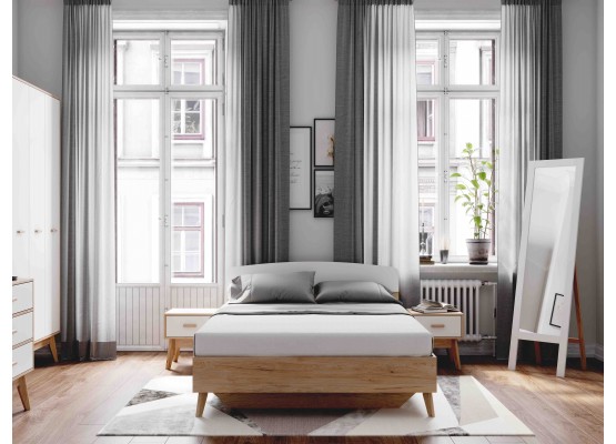 Кровать 1600 "Калгари" спальня, МебельГрад