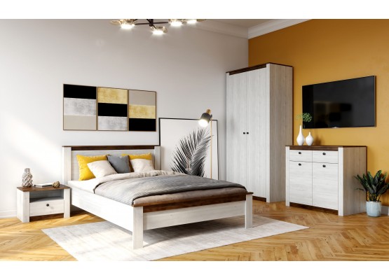 Шкаф 2 дв спальня "Даллас", МебельГрад