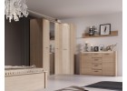 Шкаф трехдверный "Элана" спальня Дуб сонома, МебельГрад
