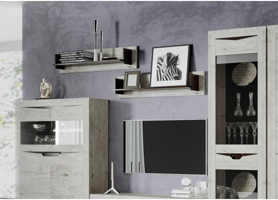 Шкаф однодверный "Соренто" гостиная Дуб Бонифаций, МебельГрад