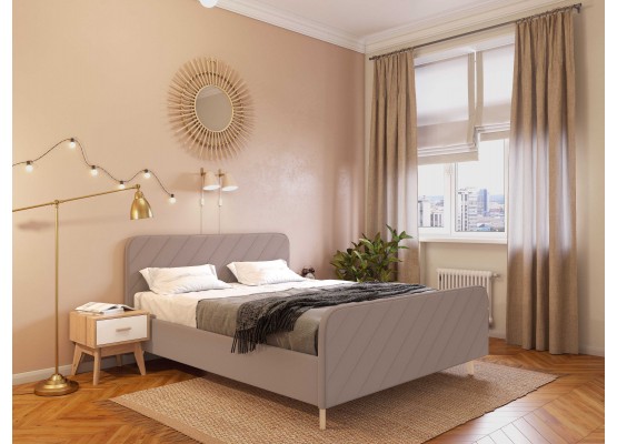 Кровать 1400х2000 "Мелоди" СТАНДАРТ Вариант 2, МебельГрад