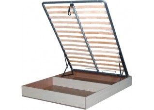 Бельевой ящик с кроватным основанием и подъемным механизмом 1600 Бодега белая