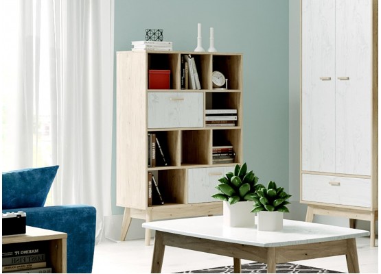 Стеллаж "Калгари" гостиная, МебельГрад