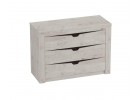 Комод с 3 ящиками "Соренто" спальня Дуб бонифаций, МебельГрад