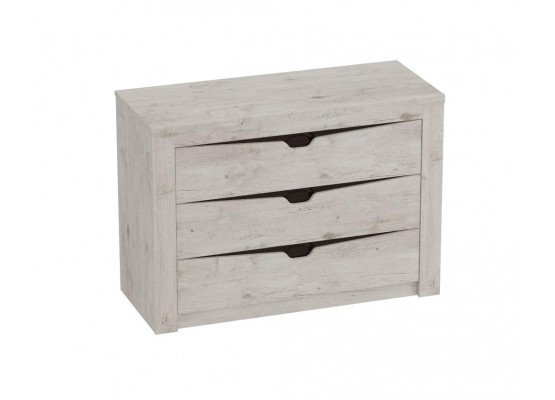 Комод с 3 ящиками "Соренто" спальня Дуб бонифаций, МебельГрад
