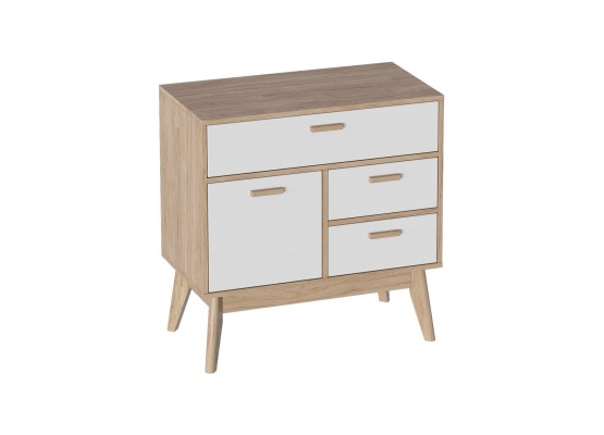 Комод с дверью и 3 ящиками "Калгари" прихожая, МебельГрад