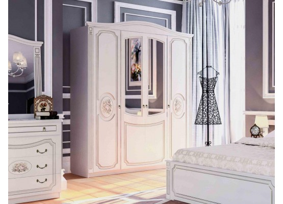 Шкаф 4 дв "Верона" спальня, МебельГрад