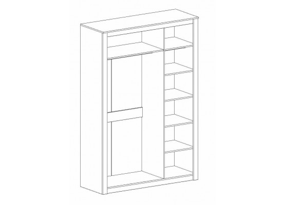 Шкаф 3 дв спальня "Даллас", МебельГрад