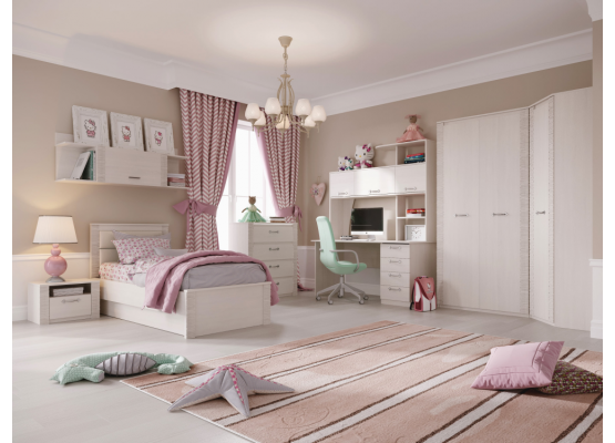 Стол компьютерный "СК-11" Бодега белая, МебельГрад