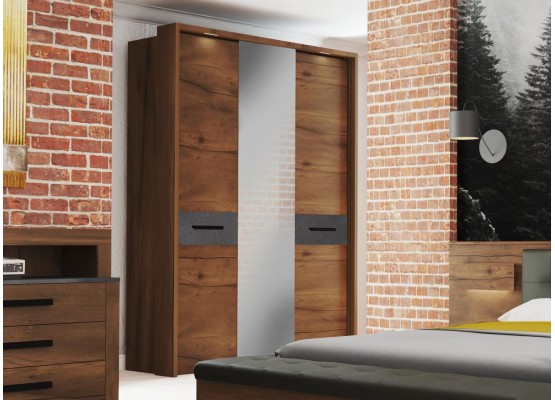 Шкаф 3 дв "Глазго" спальня, МебельГрад