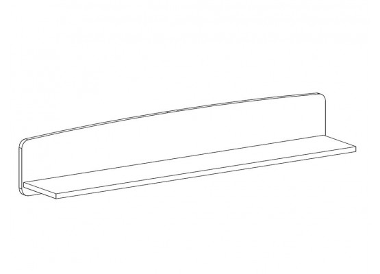 Полка навесная "Калгари" гостиная, МебельГрад