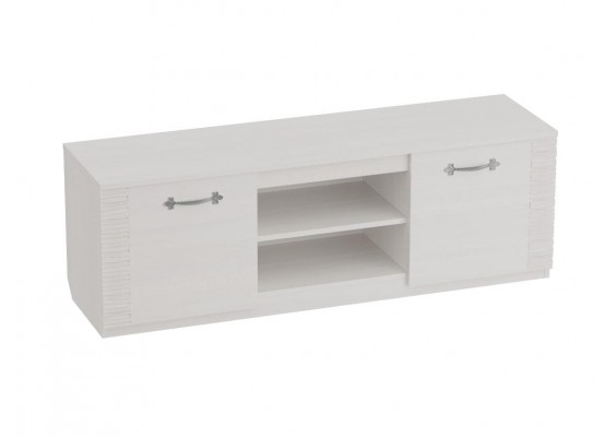 Тумба под ТВ "Элана" гостиная Бодега белая, МебельГрад